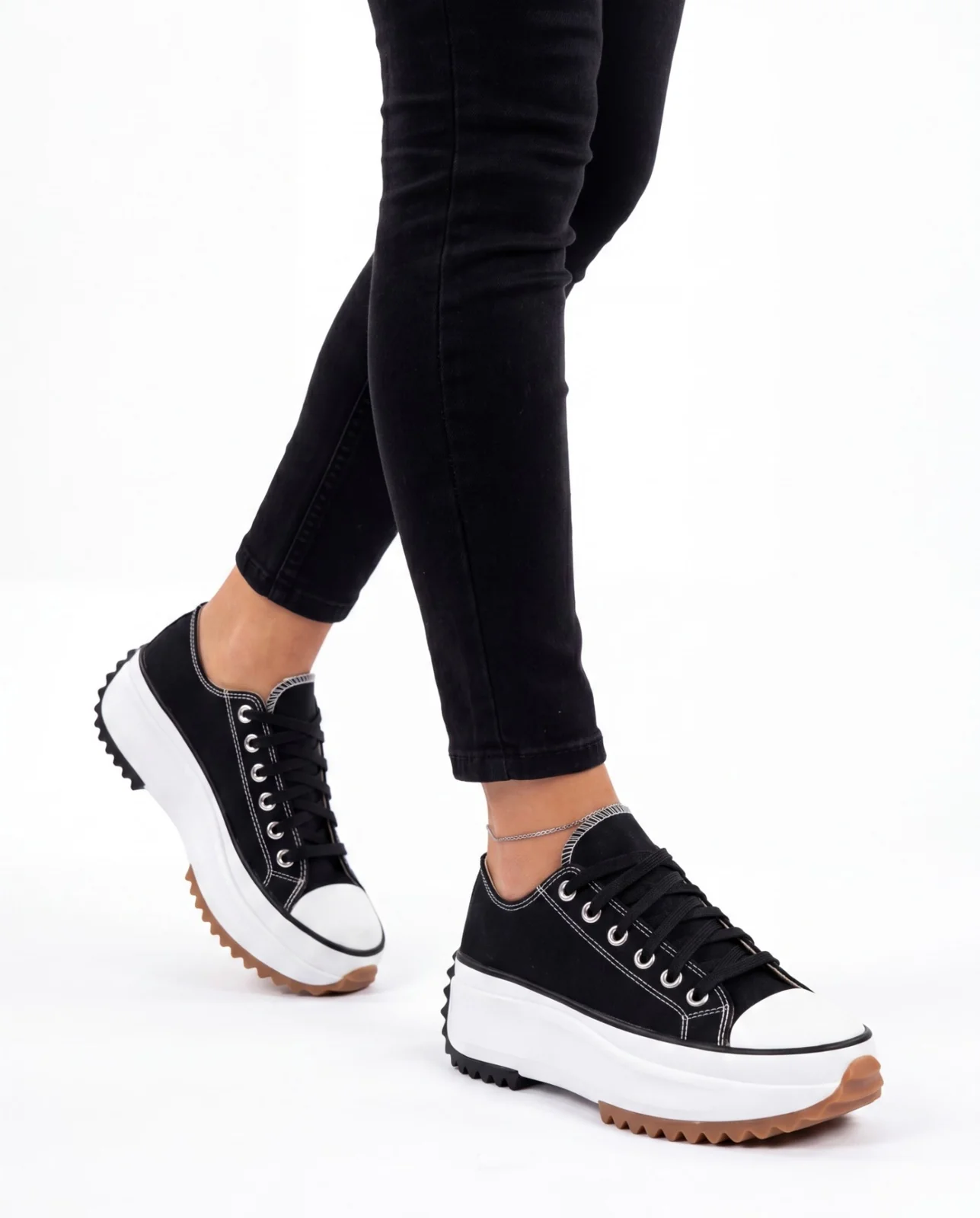 KIRA | CHUNKY-SOLE COURT SNEAKERS