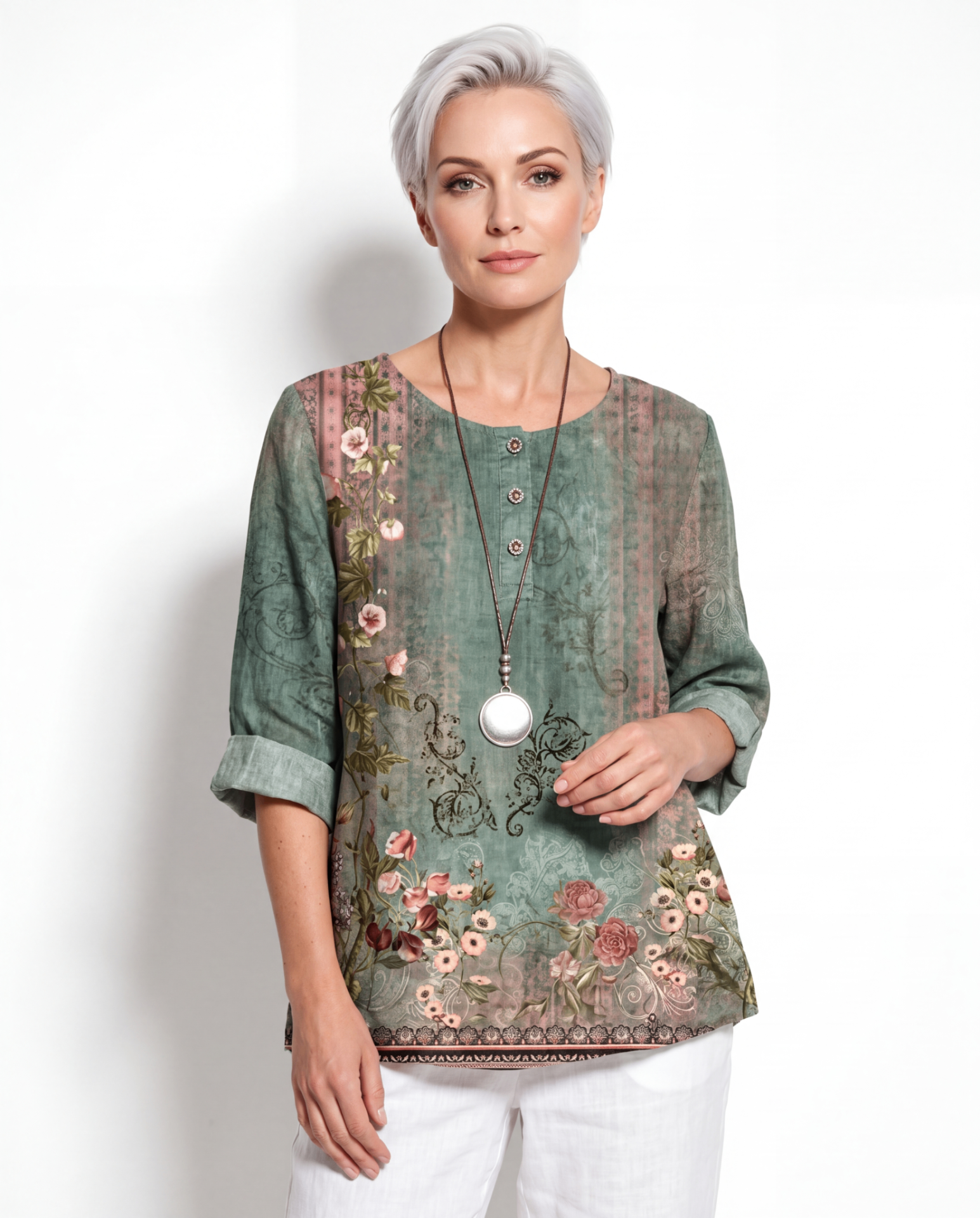 NANCY™ | RETRO-INSPIRED BLOUSE